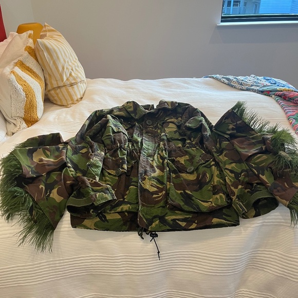 Custom made 1 of a kind Tanique Coburn Upcycled Jacket - Never worn, with tags - Picture 1 of 11